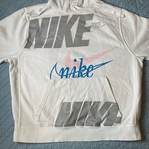 Vintage Nike Air Evolution White Hoodie with Logo Graphics men’s size XL